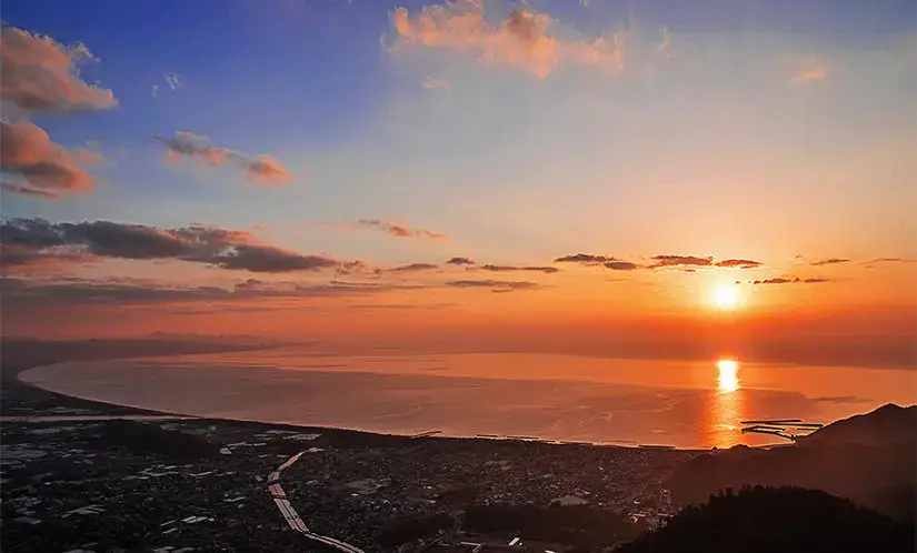 The Sunset in the Sacred Land of Izumo